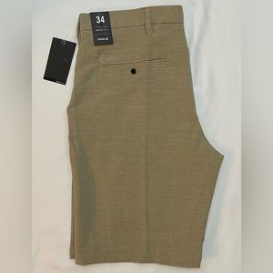 NEW - Hurley - Nike DRI-FIT - Cutback Short 21” - Heathered Khaki - new w/ tags